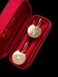 ANTIQUE DIAMOND & 15CT GOLD HORSESHOE EARRINGS