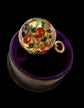 VICTORIAN ENAMELLED 18CT GOLD SPHERE PENDANT