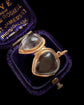 VICTORIAN ROCK CRYSTAL HEART LOCKET