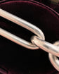 EDWARDIAN CHUNKY SILVER PAPERCLIP ALBERT CHAIN