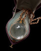 VICTORIAN ROCK CRYSTAL & 15CT GOLD POOL OF LIGHT SPHERE PENDANT
