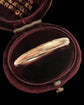 GEORGIAN 12CT GOLD CHASED SPLIT RING