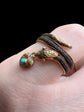 VICTORIAN WOVEN HAIR SNAKE RING