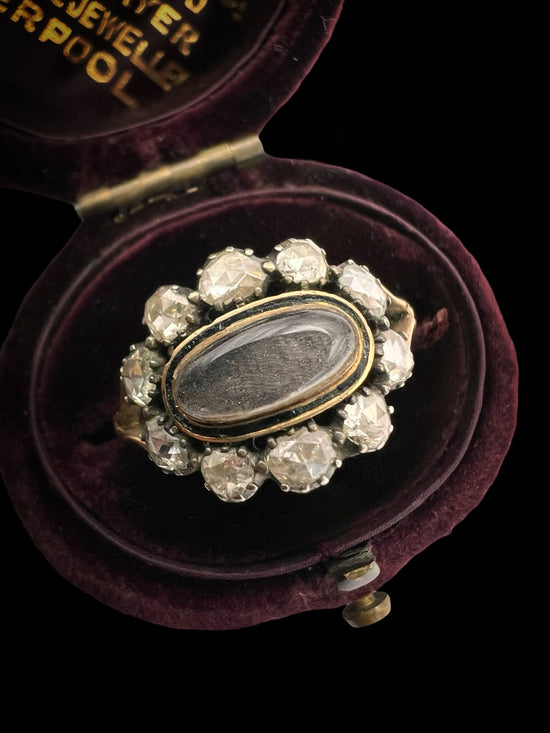 GEORGIAN SENTIMENTAL DIAMOND RING