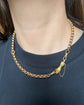 GEORGIAN 18CT GOLD HAND PENDANT / CLASP