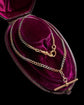 ANTIQUE BI-COLOUR 18CT GOLD & PLATINUM CURB ALBERT CHAIN