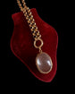 VICTORIAN LARGE ROCK CRYSTAL & 15CT GOLD LOCKET