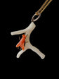 VICTORIAN CORAL FLY & BRANCH PENDANT