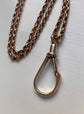 VICTORIAN LARGE 9CT GOLD SNAKE DOG CLIP