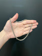 VICTORIAN SILVER SNAKE LINK CHAIN