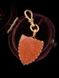 VICTORIAN GOLDSTONE SHIELD PENDANT