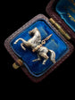 VICTORIAN DIAMOND HORSE PENDANT