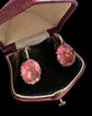 GEORGIAN PINK PASTE EARRINGS