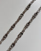 CHUNKY VINTAGE SILVER LOVERS KNOT CHAIN