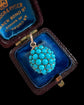 VICTORIAN PAVÉ TURQUOISE PENDANT