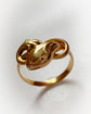 19TH CENTURY 18CT GOLD SNAKE RING