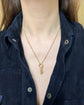 VICTORIAN 15CT GOLD BRAMAH KEY PENDANT