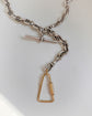 VINTAGE 18CT GOLD CARABINER CONNECTOR