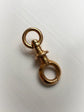 19TH CENTURY SWIVEL DOG CLIP IN 18CT GOLD