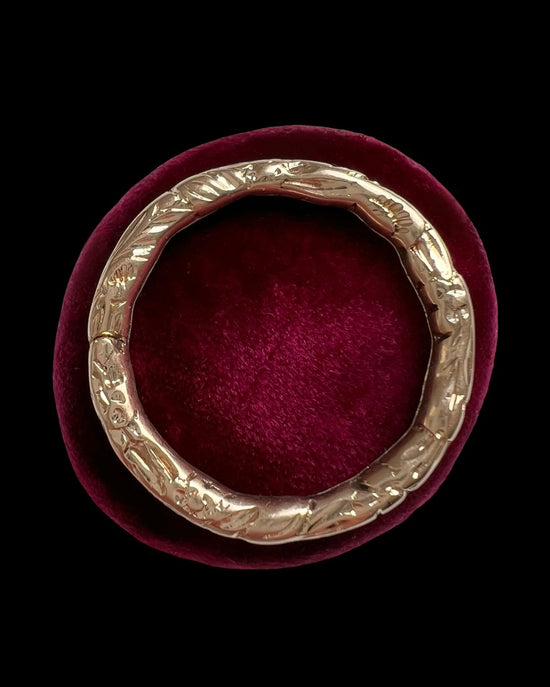 GEORGIAN 15CT GOLD SPLIT RING