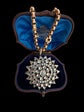 VICTORIAN VAUXHALL GLASS STAR PENDANT