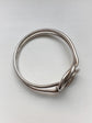 VINTAGE GUCCI SILVER LOVERS KNOT BANGLE