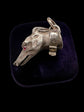 VICTORIAN SILVER DOG HEAD PENDANT