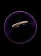 GEORGIAN 9CT CHASED SPLIT RING SMALL