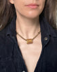 19TH CENTURY 18CT GOLD SLIDER PENDANT