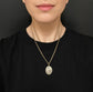 19TH CENTURY SEPIA ‘LOVE TOKEN’ PENDANT
