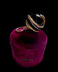 VICTORIAN 15CT GOLD COILD SNAKE & AGATE PENDANT