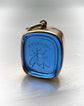 VICTORIAN BRIGHT BLUE BEE ‘INDUSTRY’ TASSIE INTAGLIO PENDANT