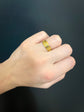 VICTORIAN 18CT GOLD MIZPAH RING