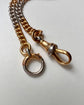 ANTIQUE 18CT GOLD & PLATINUM BI-COLOUR CURB CHAIN