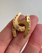 VICTORIAN 15CT GOLD DOUBLE HORSESHOE BROOCH