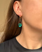 EARLY 19TH CENTURY GREEN PASTE EARRINGS
