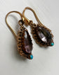 EARLY 19TH CENTURY AMETHYST SNAKE EARRINGS