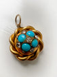 VICTORIAN TURQUOISE & DIAMOND PENDANT