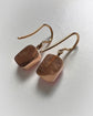 19TH CENTURY PINK PASTE EARRINGS