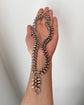 VICTORIAN SILVER ACORN COLLAR NECKLACE
