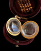 VICTORIAN HIGH CARAT GOLD ROCK CRYSTAL POOL OF LIGHT SPHERE LOCKET