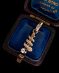 ANTIQUE 15CT GOLD & DIAMOND SNAKE PENDANT