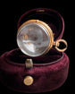 VICTORIAN ROCK CRYSTAL & 15CT GOLD POOL OF LIGHT SPHERE PENDANT