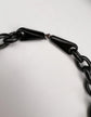 VICTORIAN CHUNKY WHITBY JET CHAIN NECKLACE