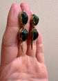 VICTORIAN DOUBLE SCARAB BEETLE EARRINGS