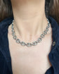 ANTIQUE SILVER MARINER LINK CHAIN