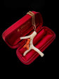 VICTORIAN CORAL FLY & BRANCH PENDANT