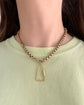 VINTAGE 18CT GOLD CARABINER CONNECTOR