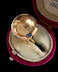 ANTIQUE 18CT GOLD & SAPPHIRE SPHERE PENDANT