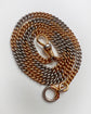 ANTIQUE 18CT GOLD & PLATINUM BI-COLOUR CURB CHAIN